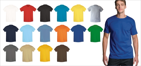 Camisetas de cuello redondo de Caballero